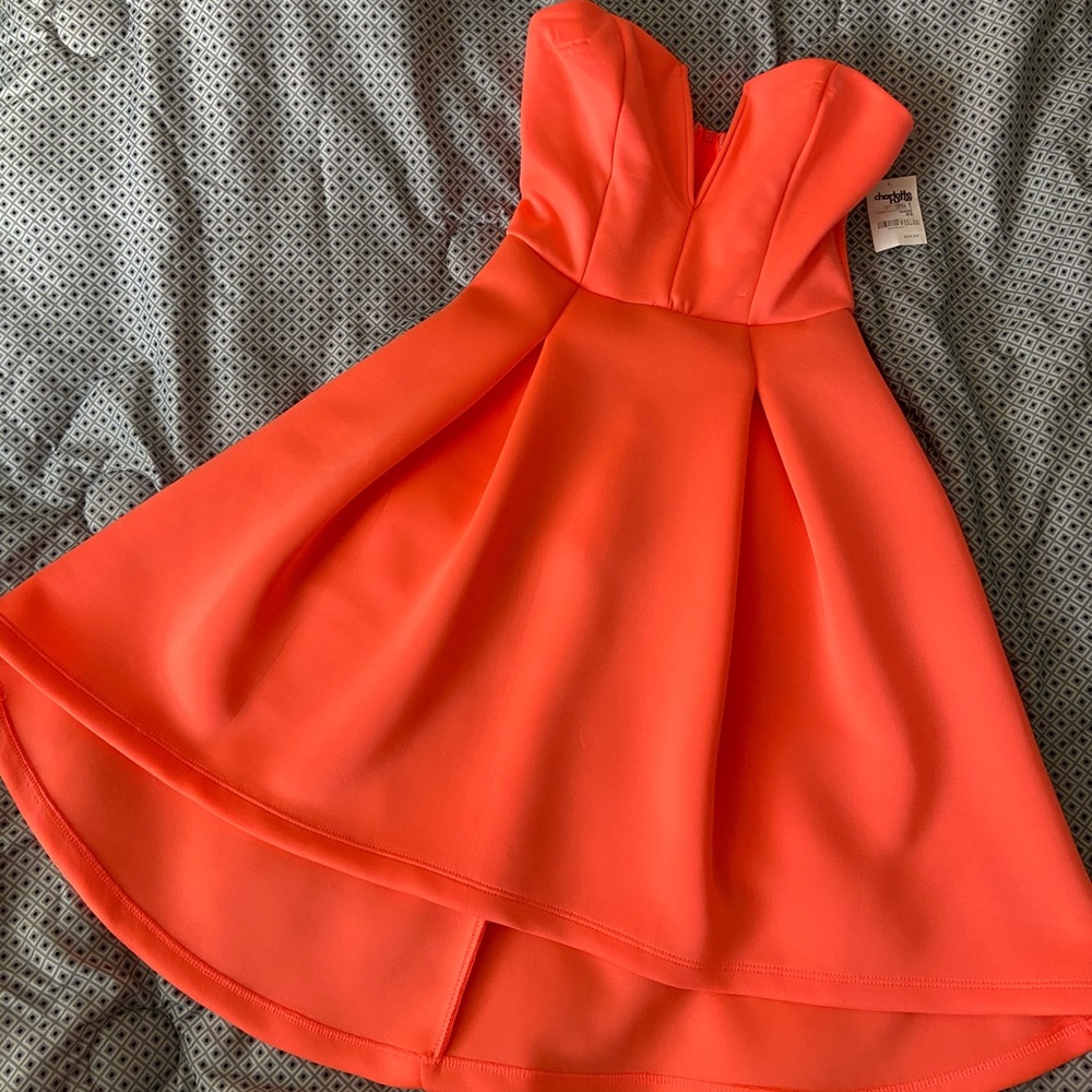 Coral dress
